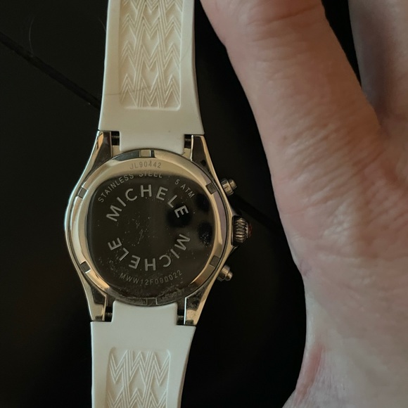 COPY - Michele jelly watch white with red - Picture 4 of 7